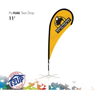 ProFlag™ 11' Tear Drop Flag w/ Folding Base, Pole, & Storage Bag