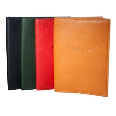 Traditional Leather Passport Cover