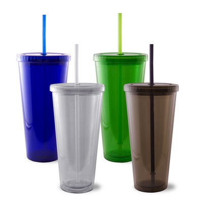 24 Oz. Grand Journey Double Wall Acrylic Tumbler