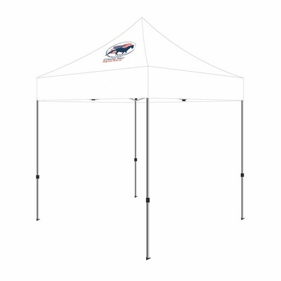 Economy Steel TL 8x8 Custom Canopy Kit (Full Color Thermal Print, 1 Location)