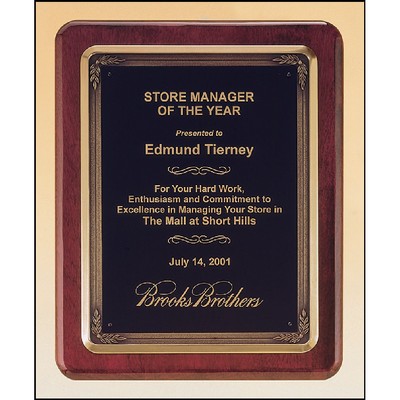 Rosewood Piano Finish Plaque (10.5" x 13")