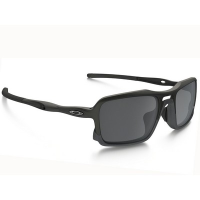 Oakley® Triggerman Sunglasses - Matte Black w/ Black Iridium