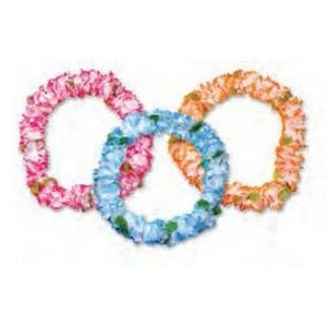 36'' Pastel Silk Flower Leis