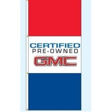 Double Faced Free Flying Drape Flags- (Certified Pre-Owned GMC®)