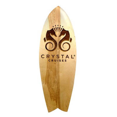 24" Wood Display Surfboard