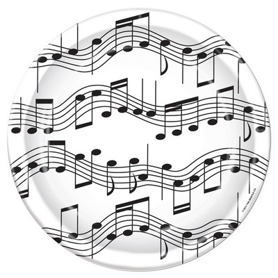 Musical Notes Plates