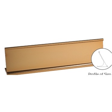 Metal Desk Wrap Around Holder - 10" x 2"