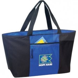 25" Poly Zippered Tote Bag