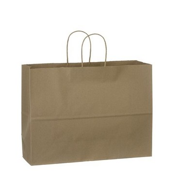 Natural Kraft Paper Vogue Shopping Bag (16"x6"x12")