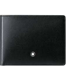 Luxury Line,Montblanc Meisterstuck Black Leather Wallet