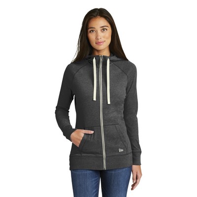 New Era® Ladies' Sueded Cotton Full Zip Hoodie