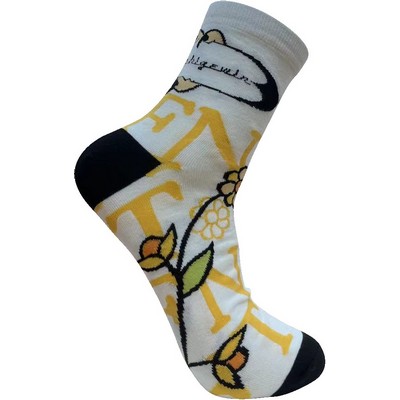 Premium Custom Jacquard design Quarter socks