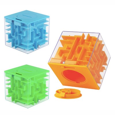 Maze Puzzle Money Bank Box