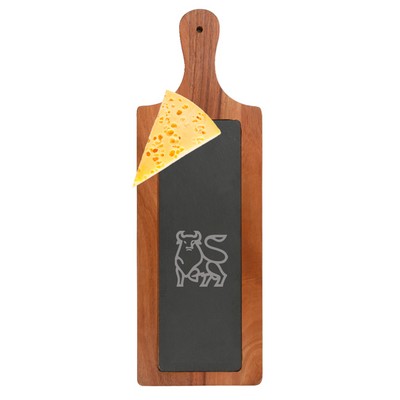 Acaia Wood Paddle Board w/ Slate