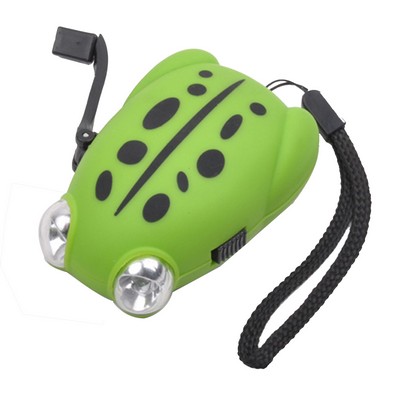 Mini Ladybug Hand Crank Flashlight