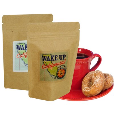 Gourmet Coffee Stand Up Bag (Kraft)