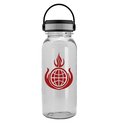 18 Oz. Cadet Transparent Sports Bottle w/Ez Grip Lid