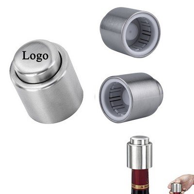 Pressing Stainless Steel Wine Stopper