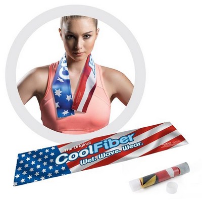 Classic CoolFiber® Active Cooling Towel - Full Bleed (7"x 33")