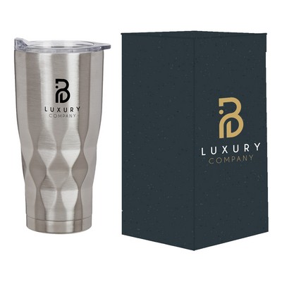 22 Oz. Vortex Stainless Steel Tumbler W/Custom Box