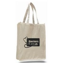 Q-Tees® Canvas Jumbo Shopper Bag