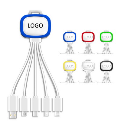 4-in-1 Flashing Charging Cable