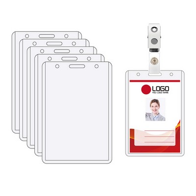 Vertical ID Badge Holder