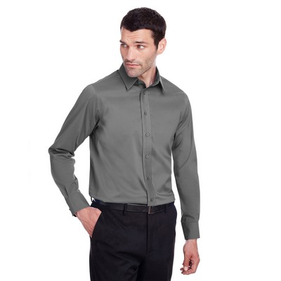 Devon and Jones Men's Crown Collection® Stretch Broadcloth Slim Fit Woven Shirt