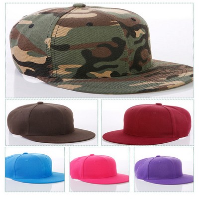 Flat Brim Baseball Cap