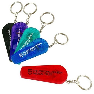 Whistle LED Keychain