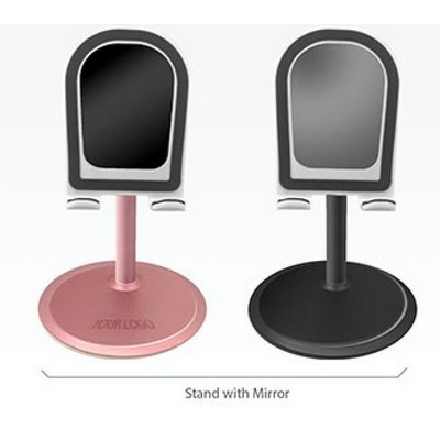 Solo Pod Desk Phone Stand w/Mirror