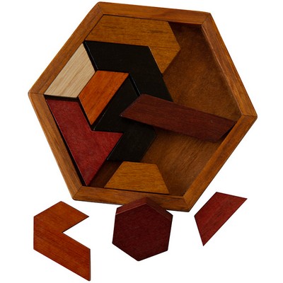 Hexagon Wooden Puzzle