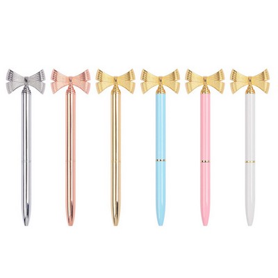 Bow Shape Metal Ball Pen