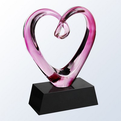 Heart Award w/Black Base