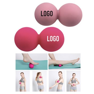 Fitness Silicone Double Muscle Massage Ball Yoga