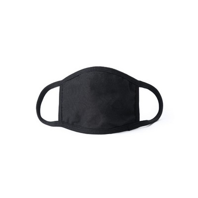 Black Reusable Face Mask