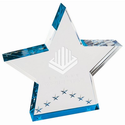 6" Blue Star Performer Acrylic