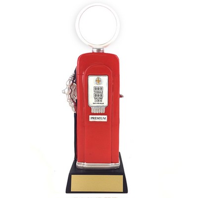 10¼" Full Color Gas Pump Resin Trophy