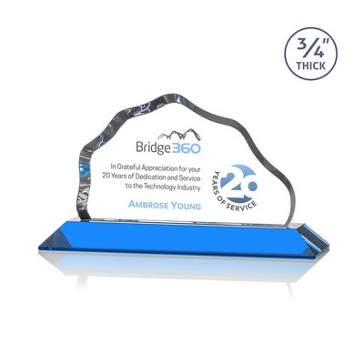 VividPrint™ Award - Petersen/Sky Blue 8"