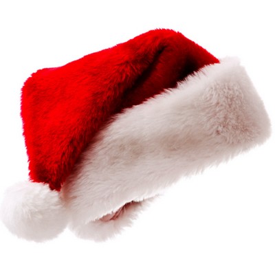 Deluxe Plush Santa Hat