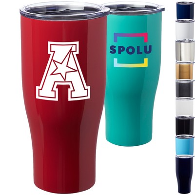 27 Oz Stainless Steel Travel Tumbler w/Slide Lock & BPA free