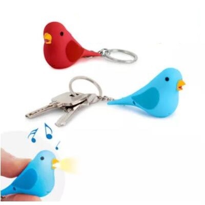 Bird LED Sound Keychain