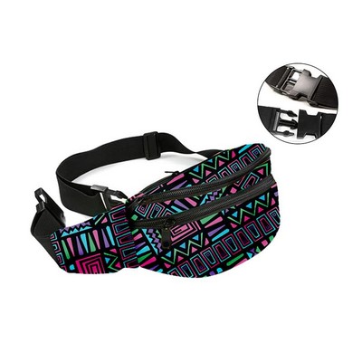 Premium Waterproof Fanny Pack w/ Three Zippers