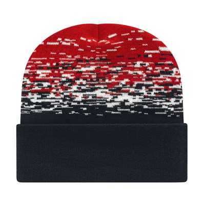 Cap America® 12" Static Pattern Knit w/Cuff (Blank)