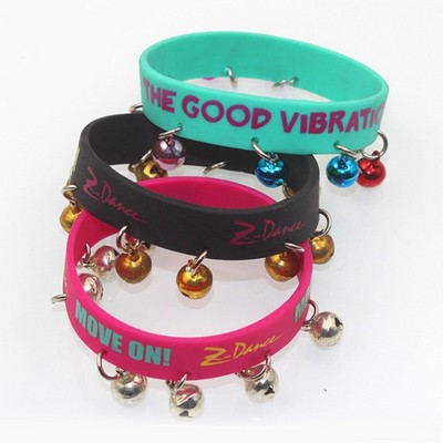 Silicone Bracelet w/Bell