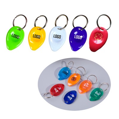 Plastic Lottery Scraper Key Tag