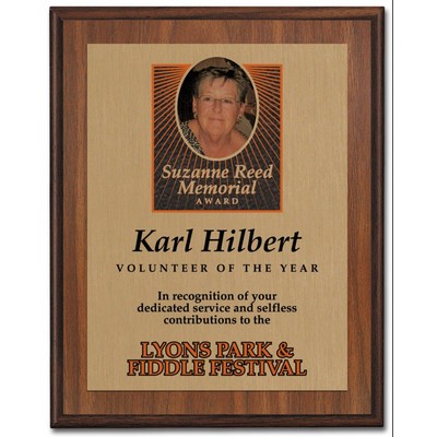 Walnut Base Plaques w/Printed Plate (12"x 15")