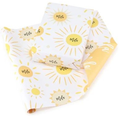 Sunshine Reversible Wrapping Paper (28"x20")