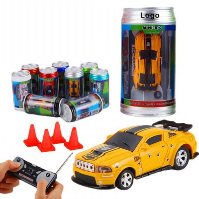 Mini RC Car Radio Remote Control Micro Racing Can Toy