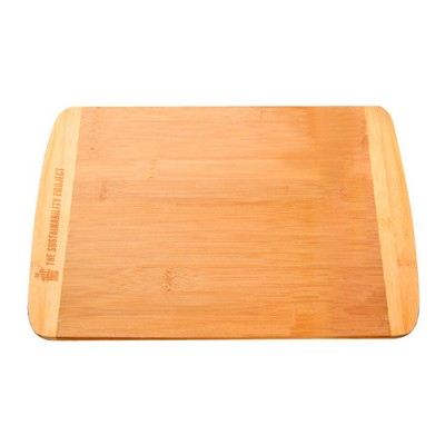 Large Two-Tone Bamboo Cutting Board